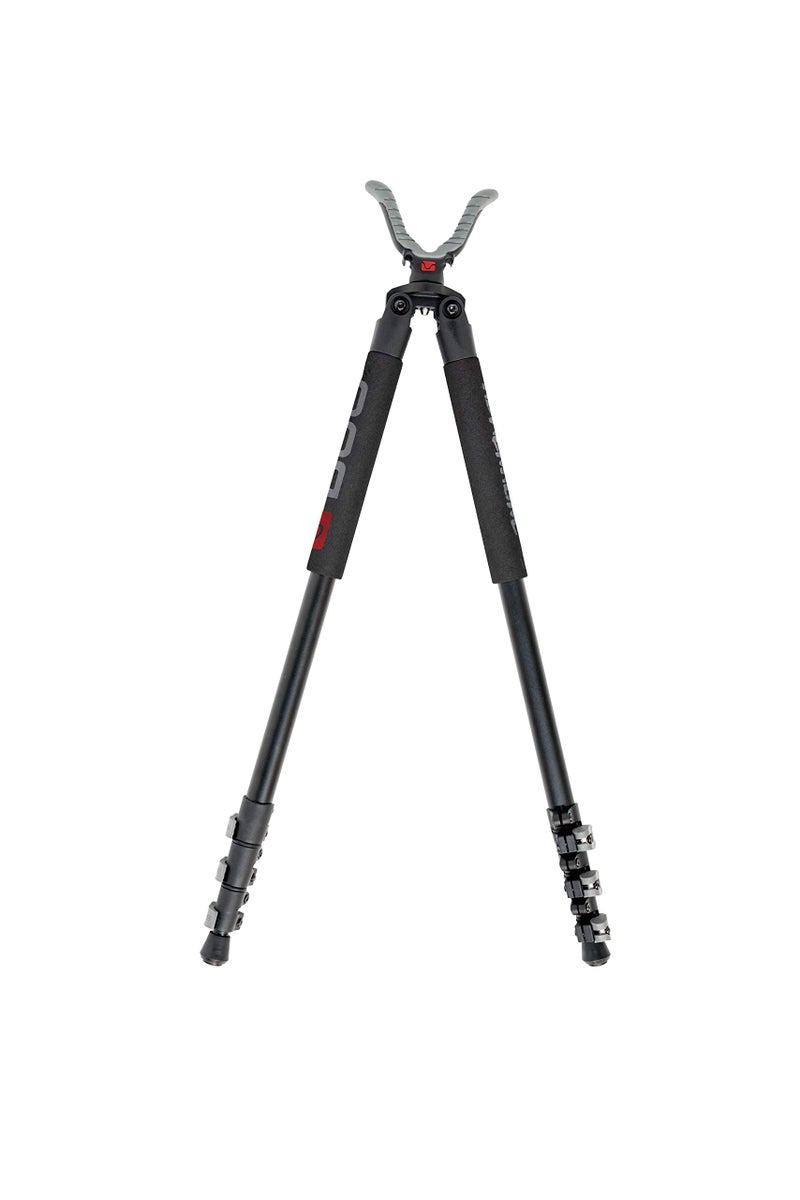 BOG Adrenaline Bipod Shooting Rest with Lightweight Aluminum Construction, Switcheroo System, Universal Shooting Rest Head, Lever Locks, High Density Foam Grips, for Hunting, Shooting, and Outdoors - Image 1